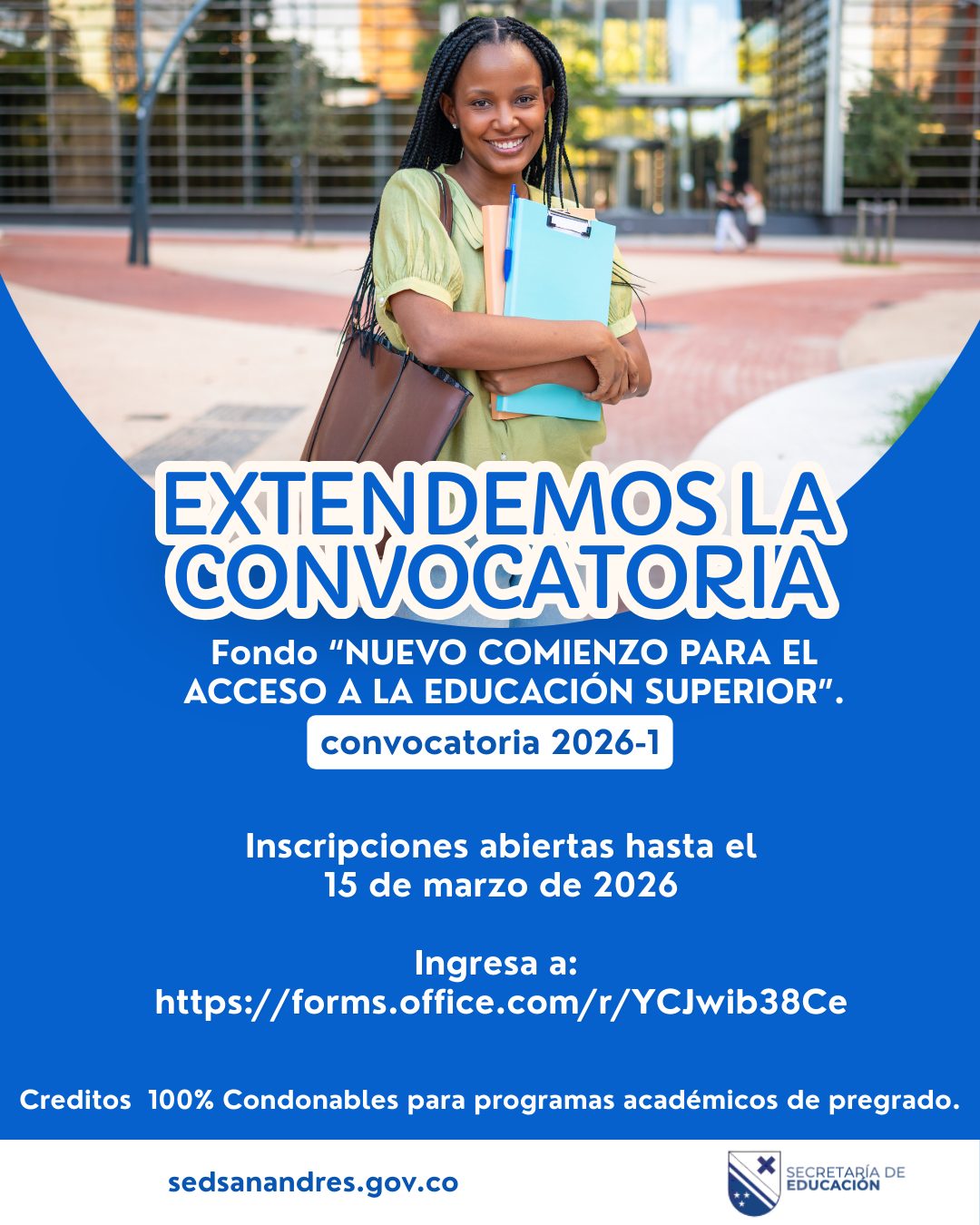 TODAVÍA PUEDES INSCRIBIRTE EN LA CONVOCATORIA DE EDUCACIÓN SUPERIOR